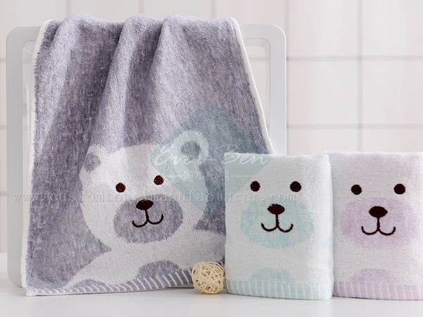 China EverBen Custom printed bath towels Factory ISO Audit Embroidery Baby Towels Factory
